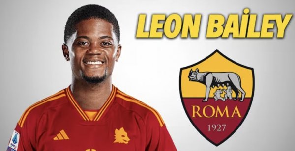 Truyền thông Ý: Tiền đạo Leon Bailey của Roma bị căng cơ khi tập luyện và có thể bỏ lỡ trận gặp Rangers tại Europa League